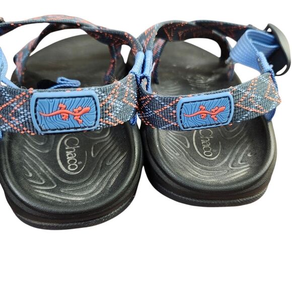 Chaco‎ Zstrap Blue Multicolored Womens  Hiking Walking Sandals Sz 8 - Picture 4 of 12
